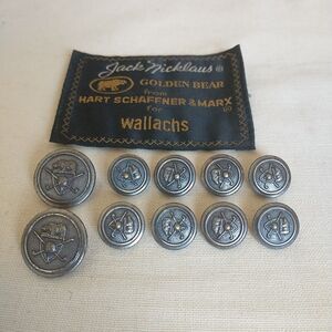 VTG Jack Nicklaus Hart Schaffner Wallachs Waterbury Button Golf Club GoldenBear